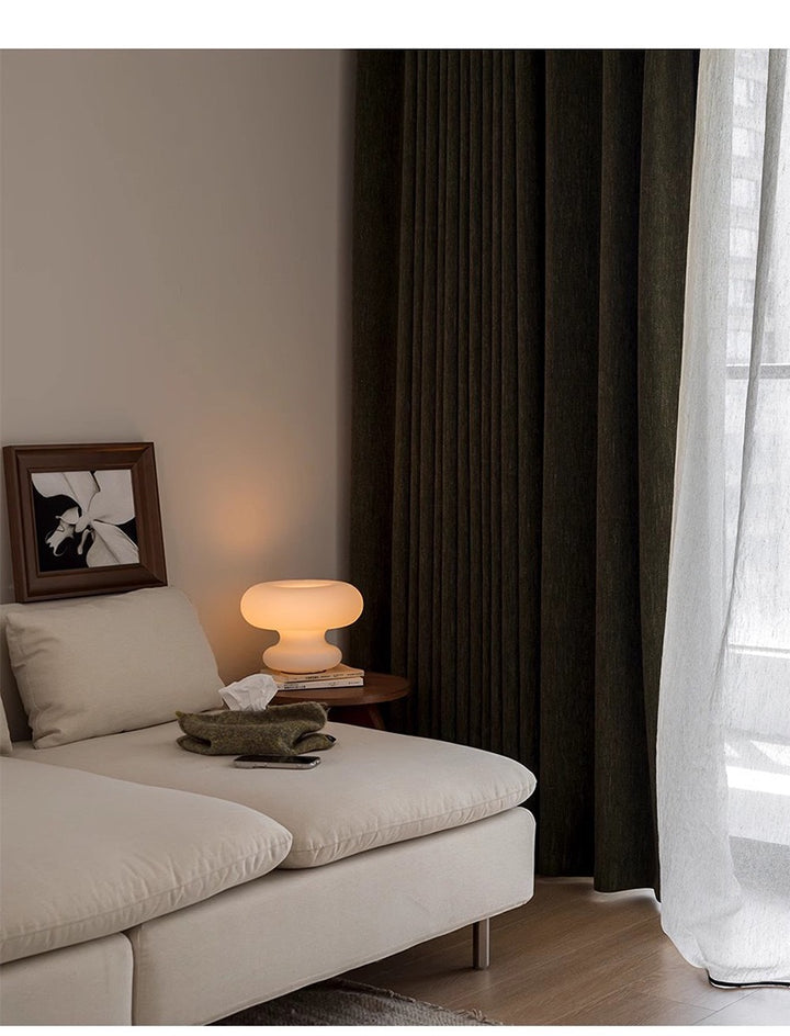 Elegant Room Decor with Neutral Curtains