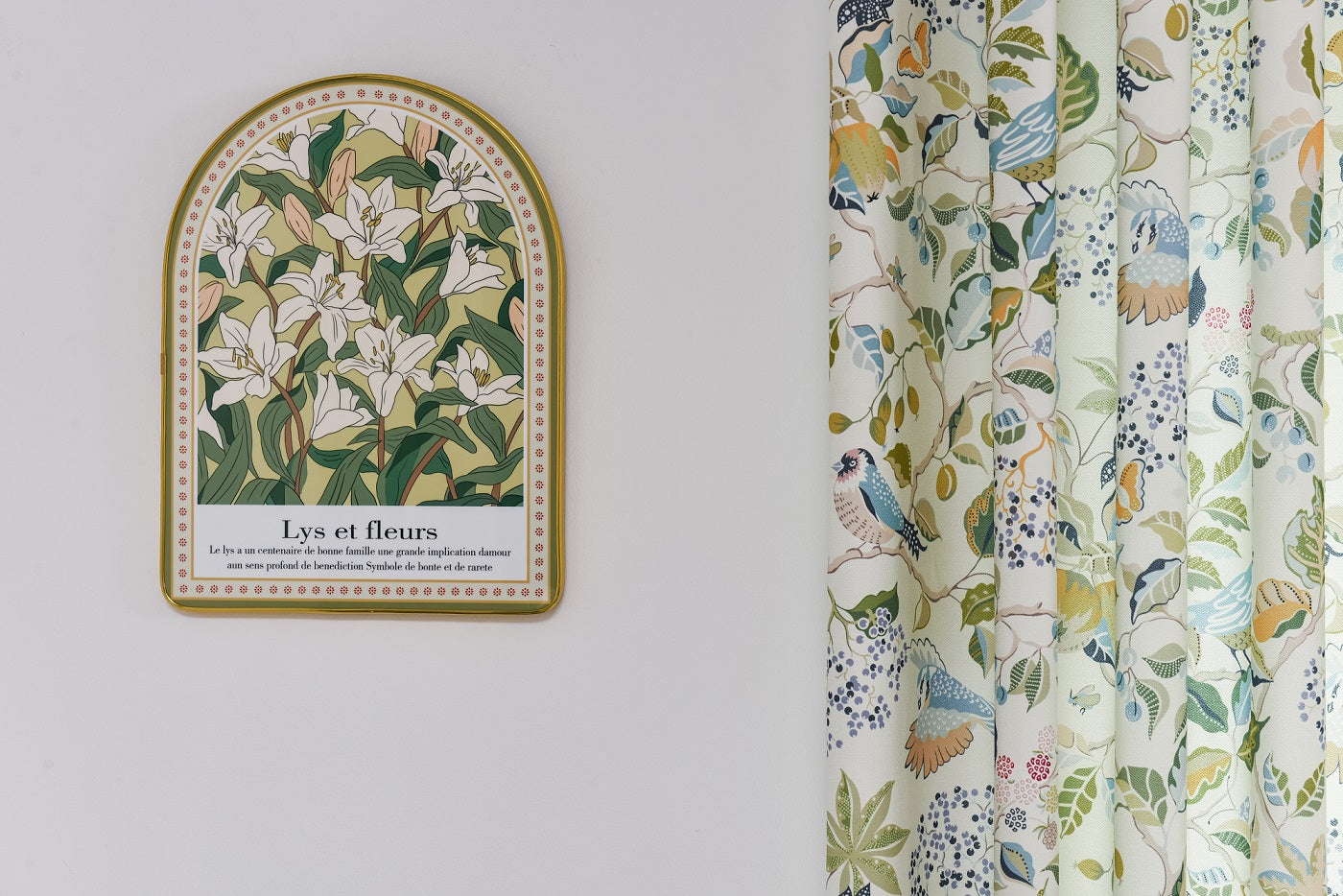 Botanical Kiss Quilted Curtains NCU0NNT2439