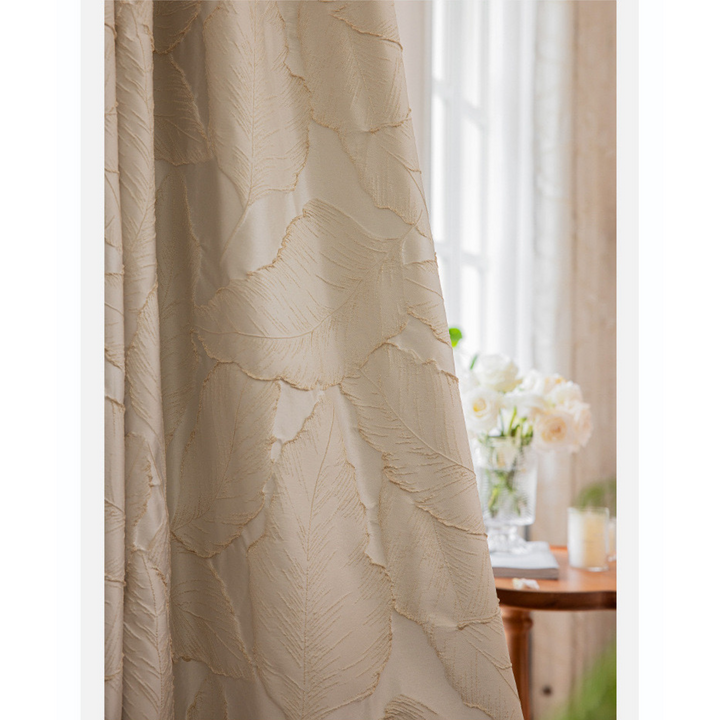 Elegant Drapes with Floral Accents
