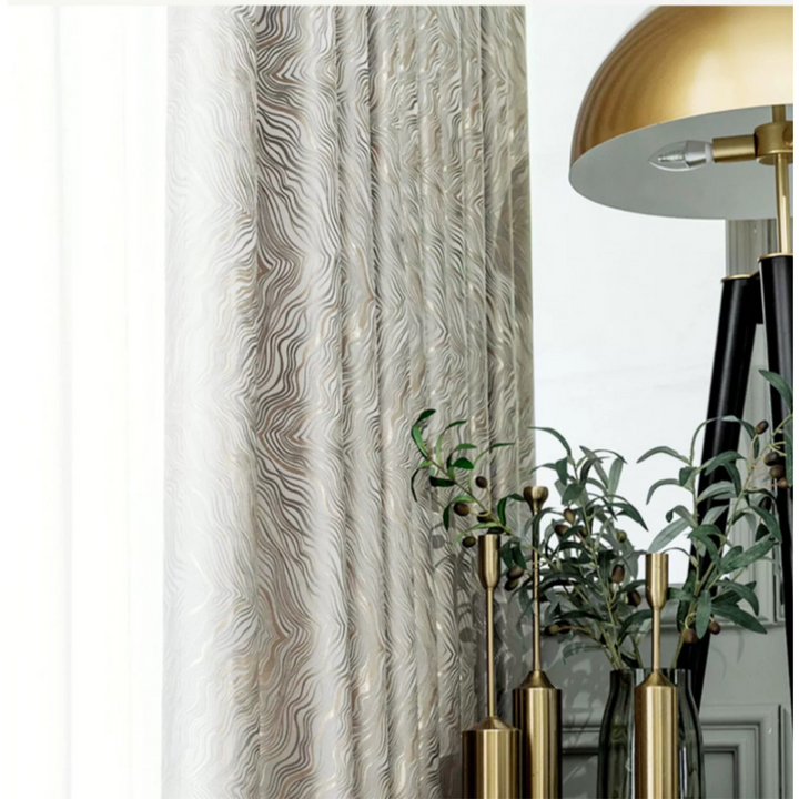 Minimalist Room Decor with Sheer Curtains